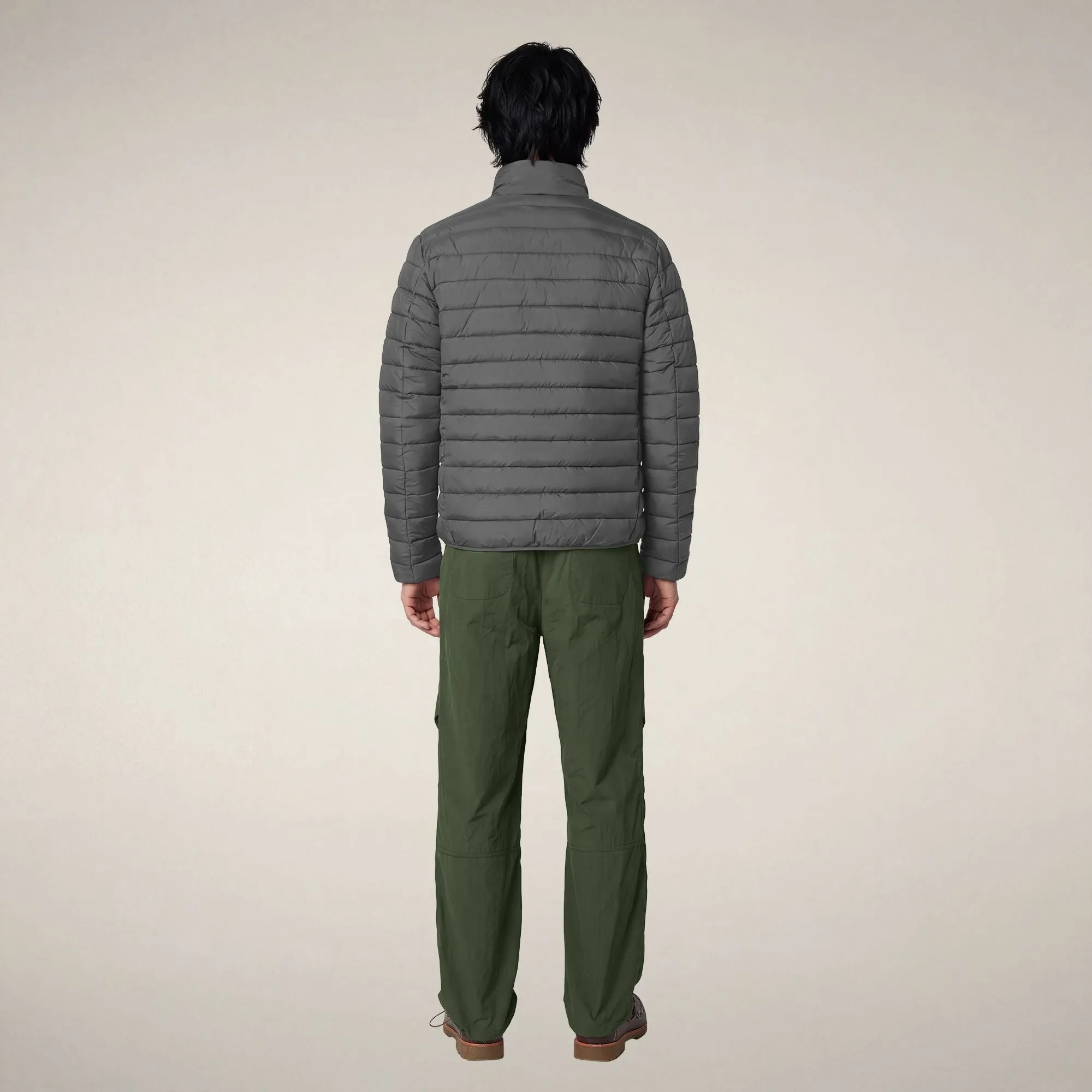 Men's Puffer Jacket Erion in Gunmetal Grey sold by Save The Duck product image thumbnail 2