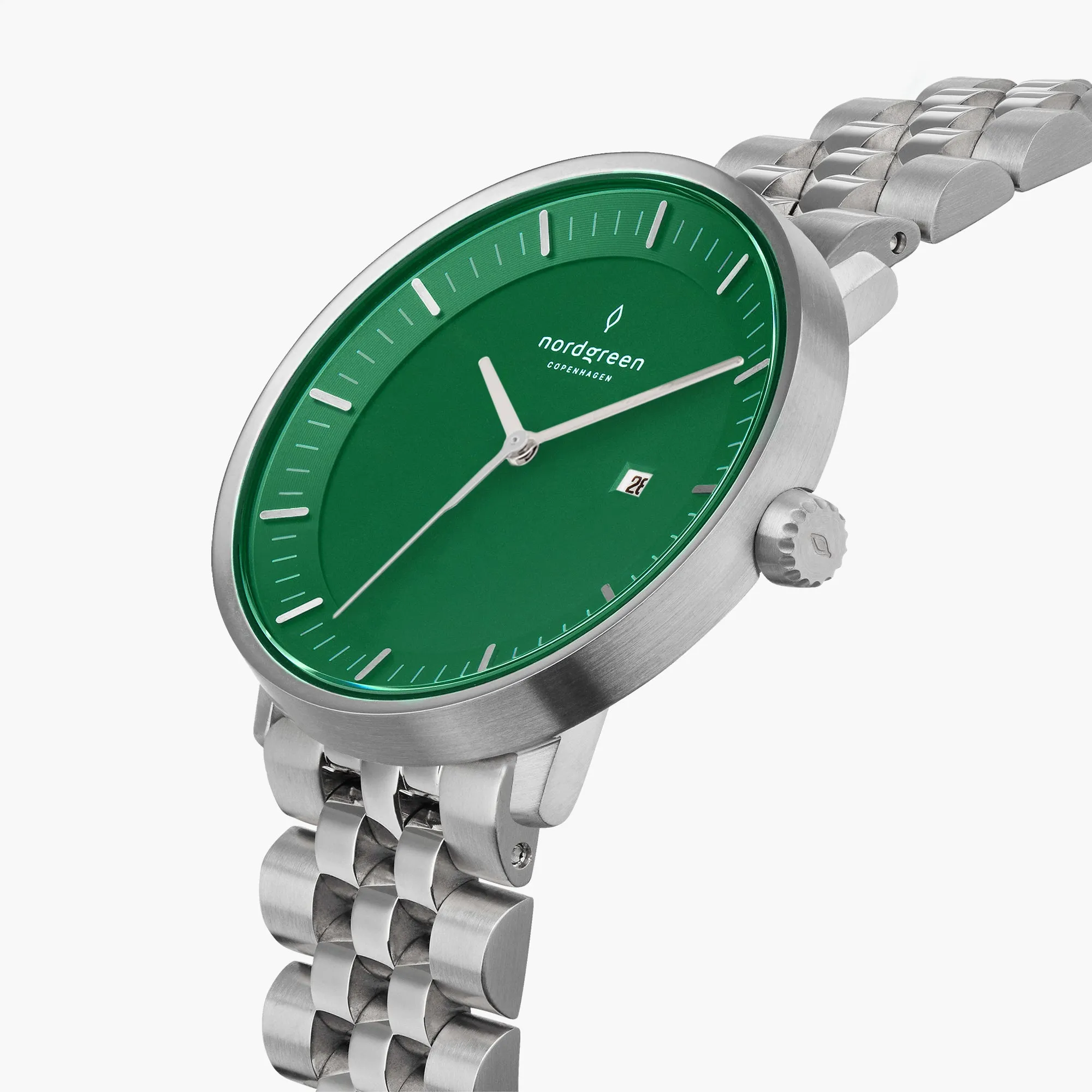 Philosopher | Green Dial - 5-Link sold by Nordgreen