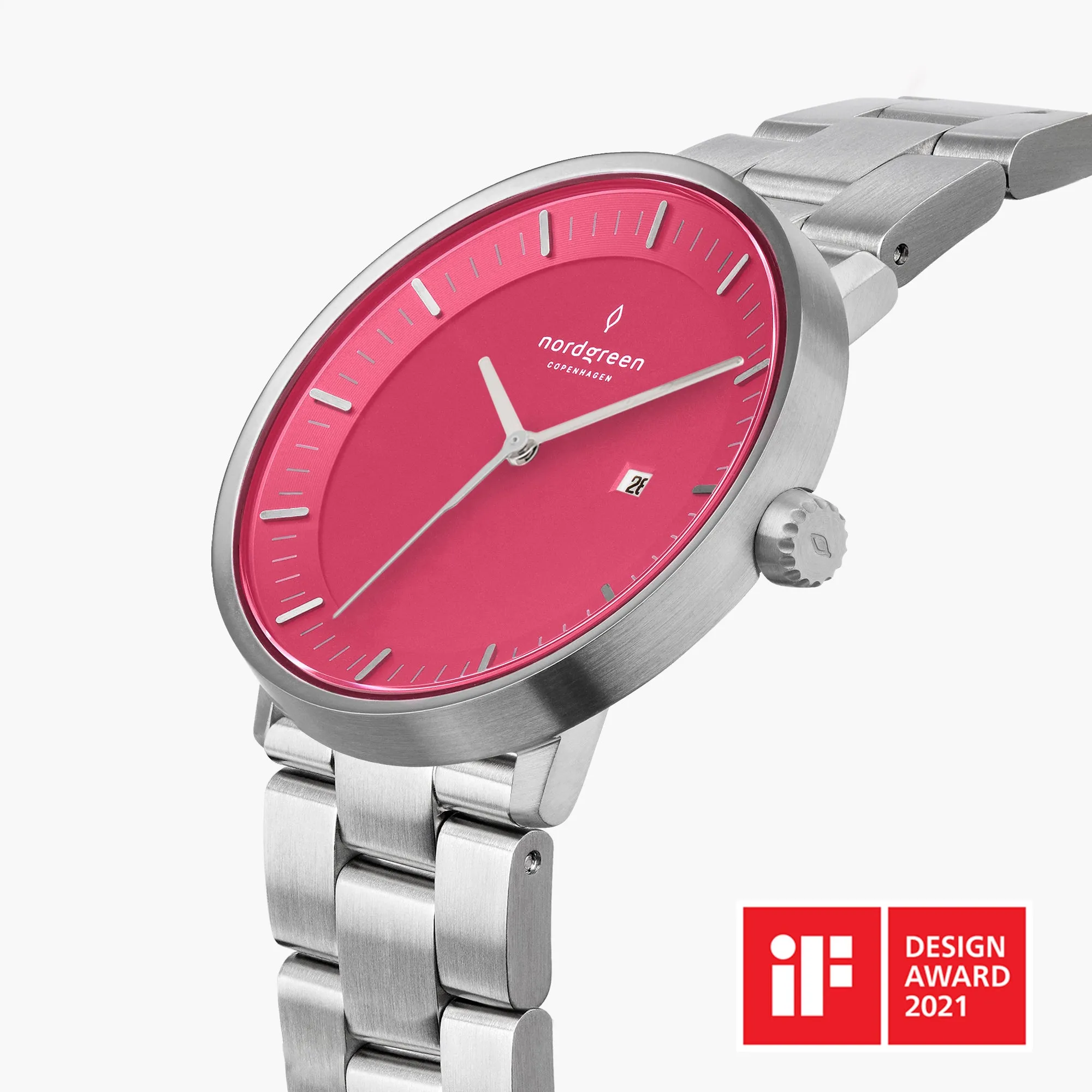 Philosopher | Pink Dial - 3-Link sold by Nordgreen product image thumbnail 2