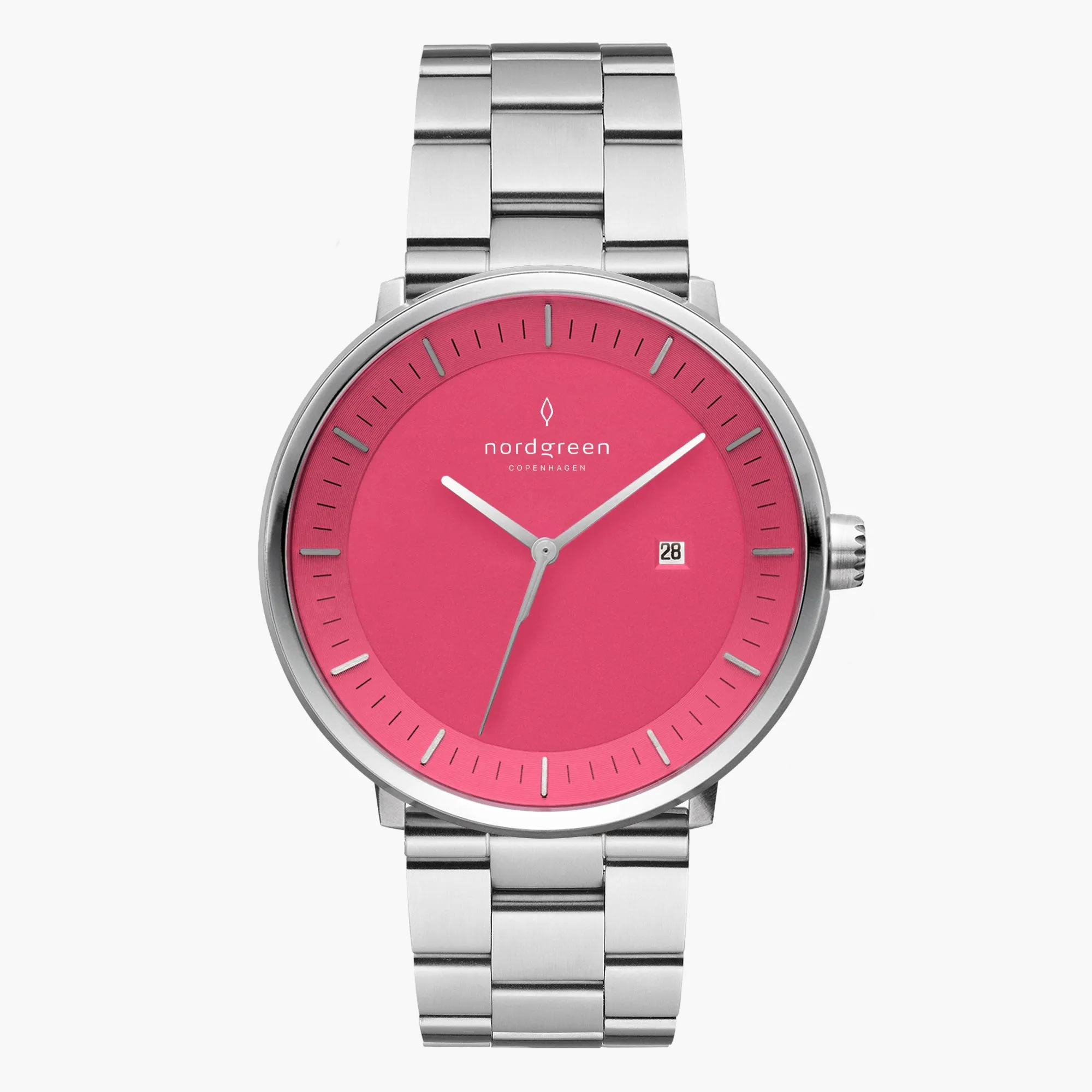 Philosopher | Pink Dial - 3-Link sold by Nordgreen product image thumbnail 3