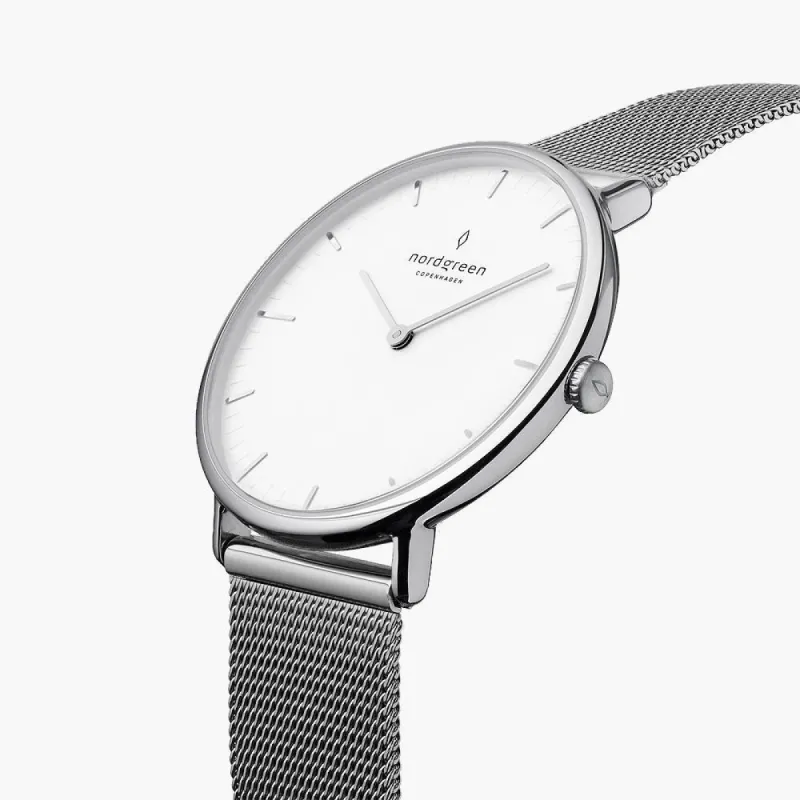 Native Silver 28mm sold by Nordgreen