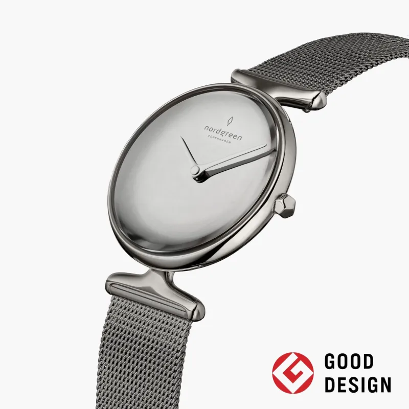 Unika Gun Metal 28mm sold by Nordgreen