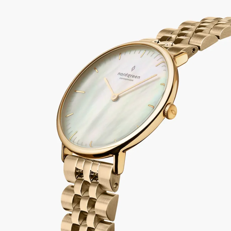 Native Gold 32mm sold by Nordgreen
