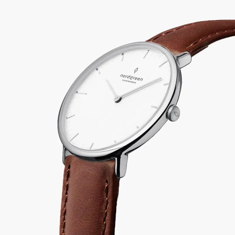 Native Silver 36mm sold by Nordgreen
