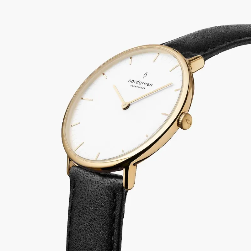 Native Gold 28mm sold by Nordgreen