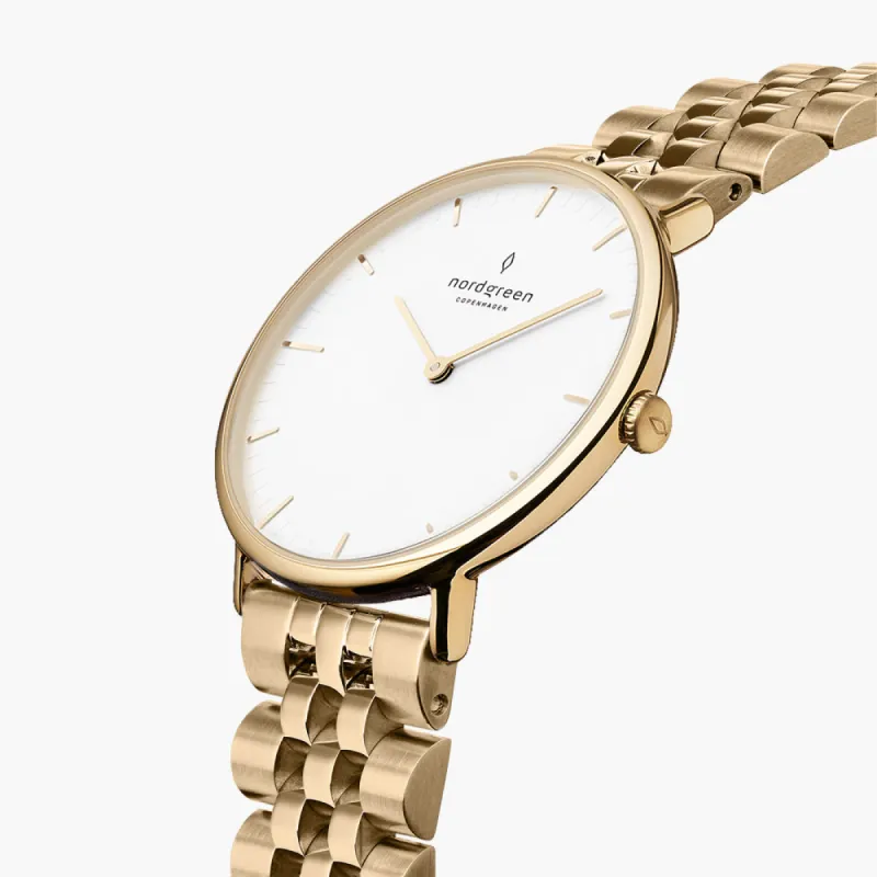 Native Gold 32mm sold by Nordgreen