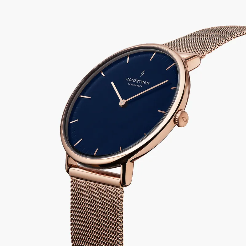 Native Rose Gold 28mm sold by Nordgreen