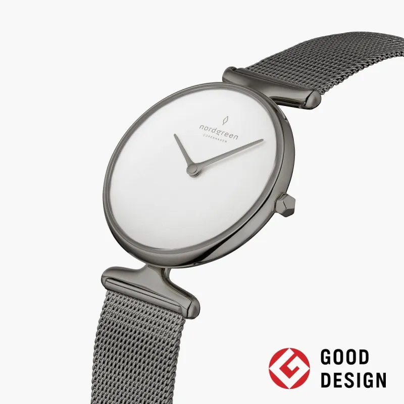 Unika Gun Metal 28mm sold by Nordgreen