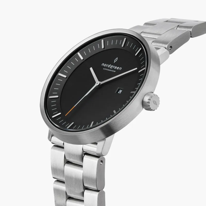 Philosopher Silver 40mm made by Nordgreen