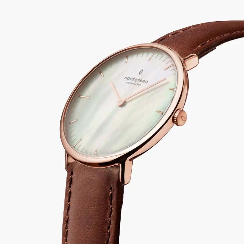 Native Gold 28mm sold by Nordgreen