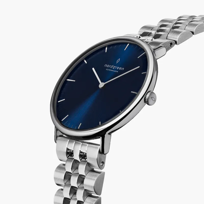 Native Silver 36mm sold by Nordgreen