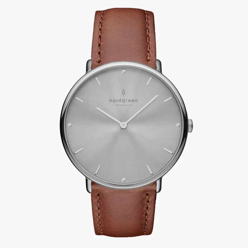 Native Silver 32mm sold by Nordgreen