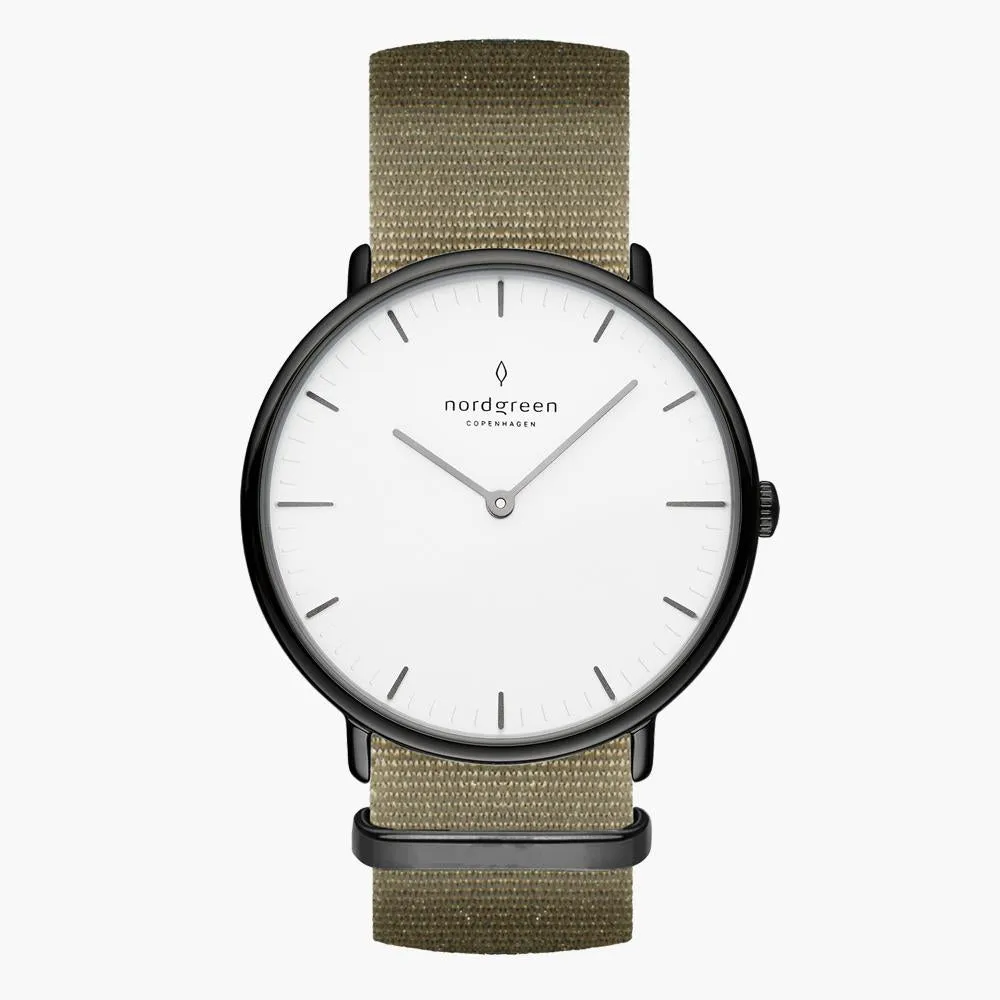 Native Gun Metal 40mm sold by Nordgreen