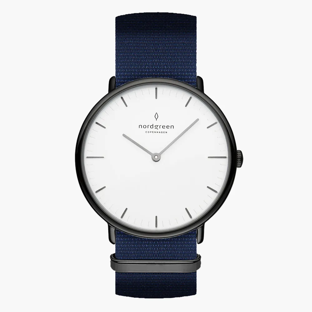 Native Gun Metal 40mm sold by Nordgreen