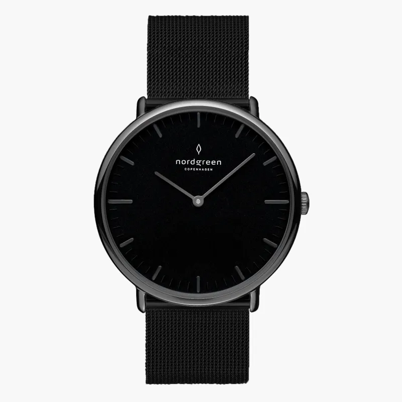 Native Gun Metal 40mm sold by Nordgreen