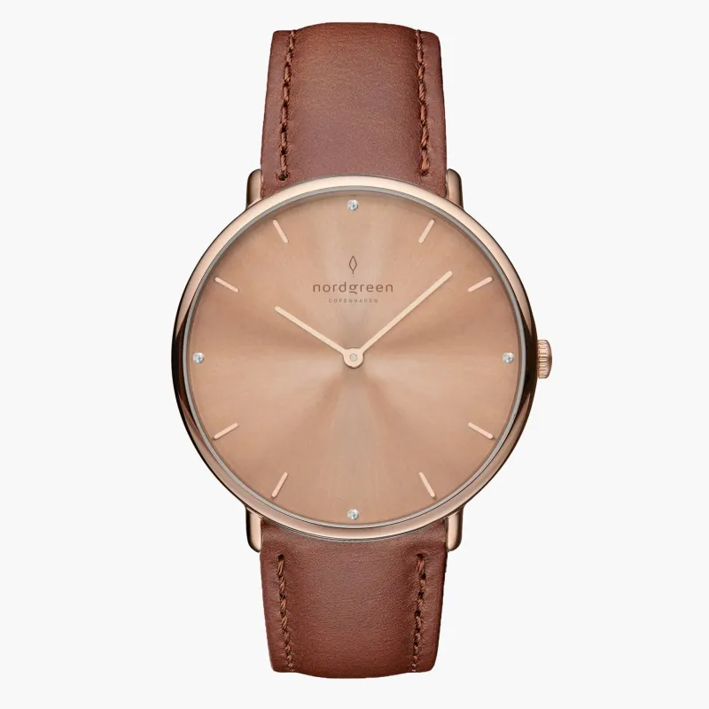 Native Rose Gold 32mm sold by Nordgreen