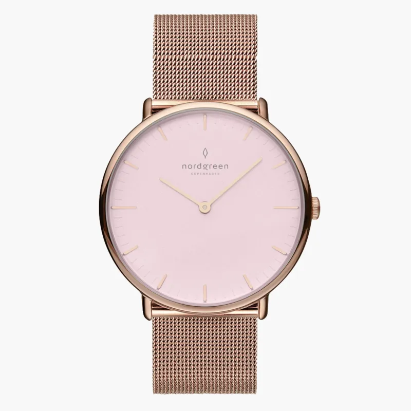 Native | Rose Dial - Mesh sold by Nordgreen