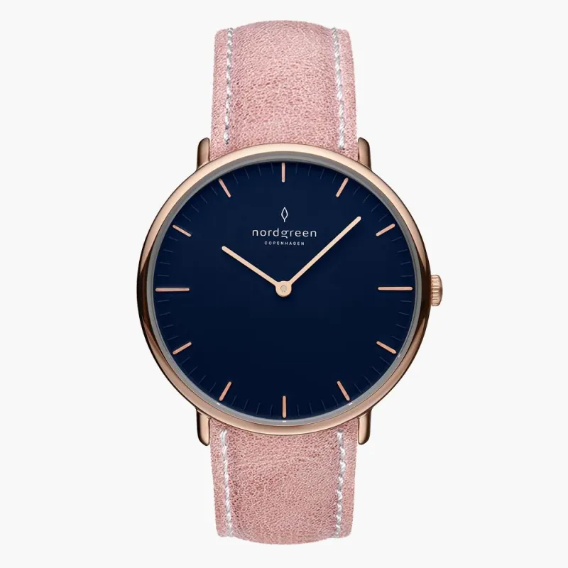 Native Rose Gold 36mm sold by Nordgreen
