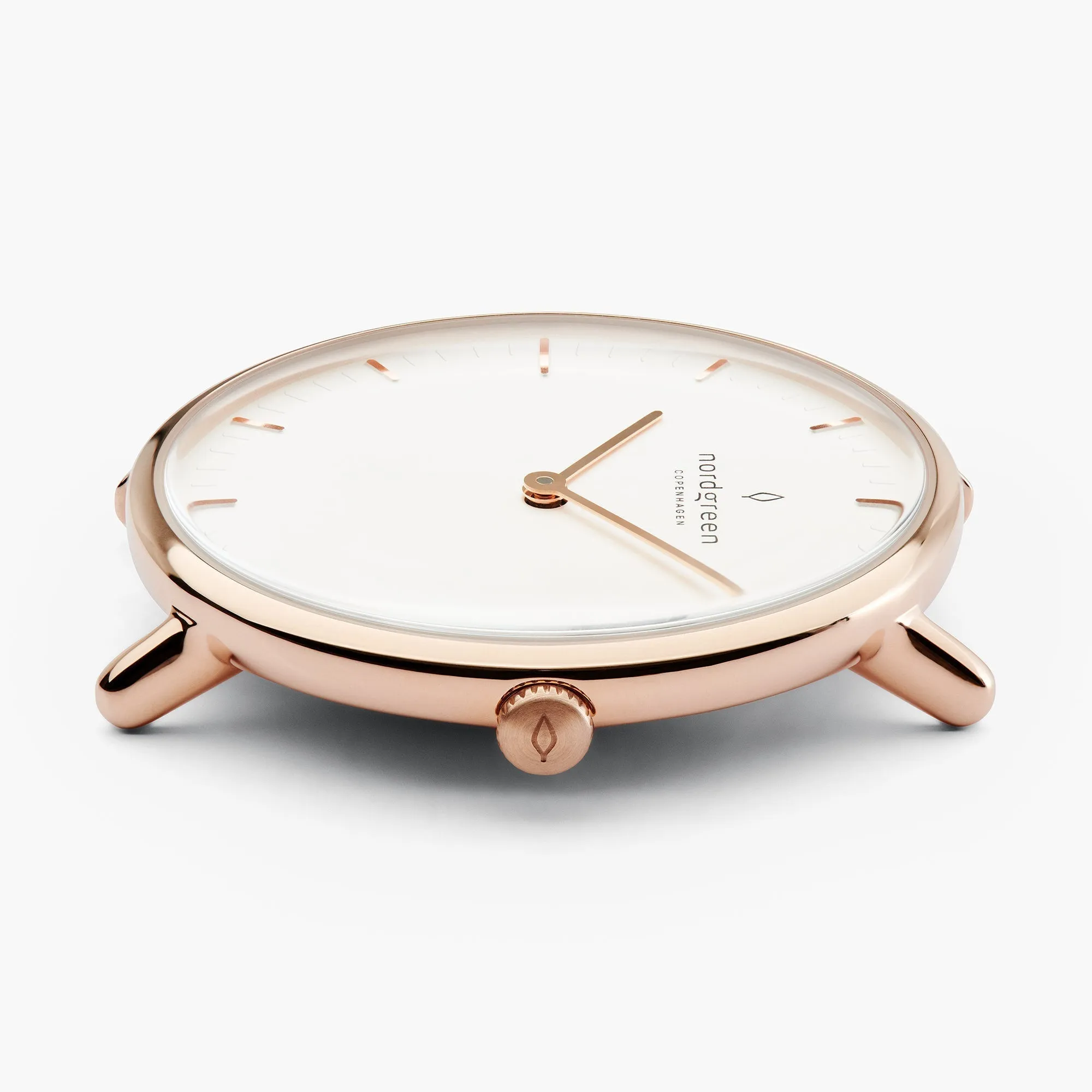 Native 40mm - Rose Gold - White Dial sold by Nordgreen