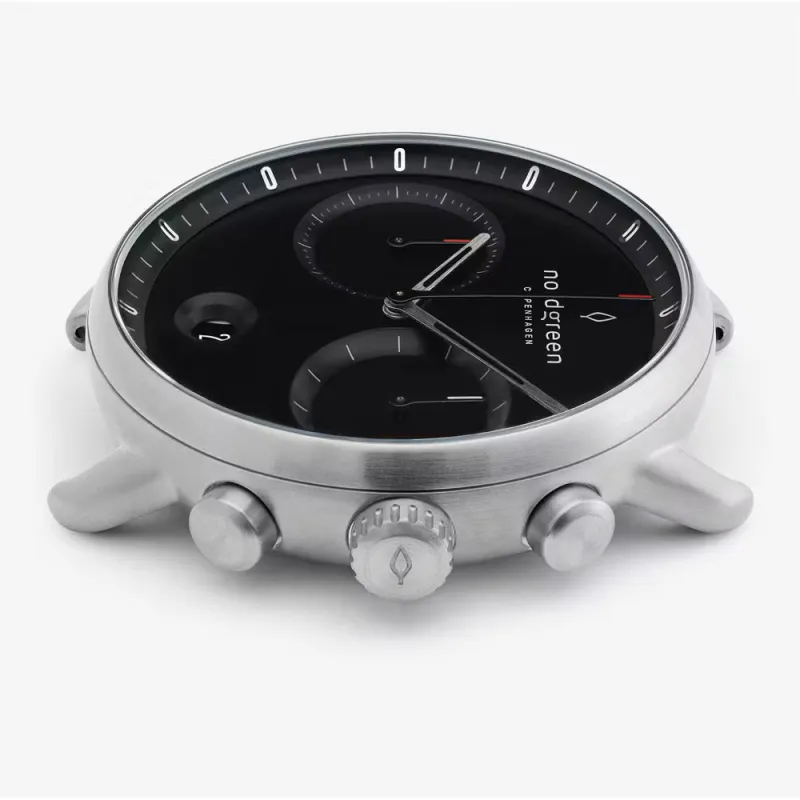 Pioneer 42mm - Silver - Black Dial sold by Nordgreen