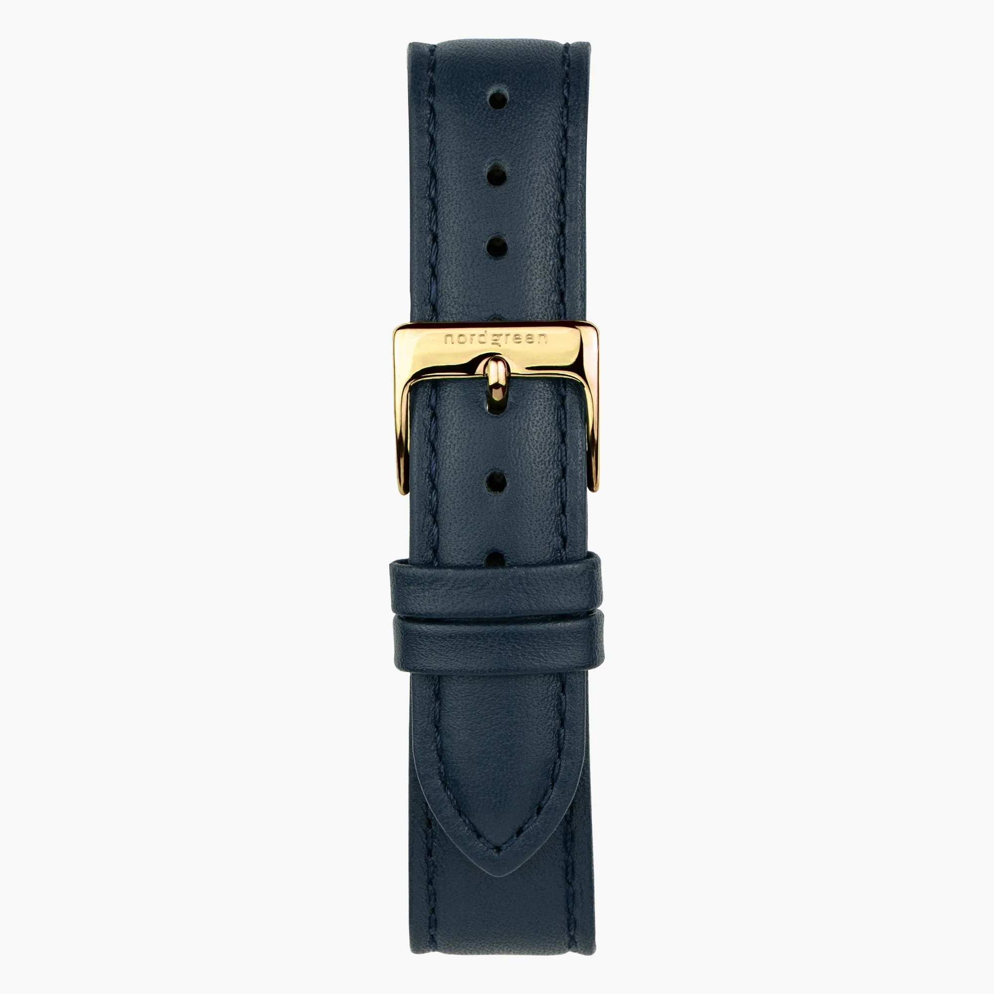 Navy Vegan Leather - Gold sold by Nordgreen