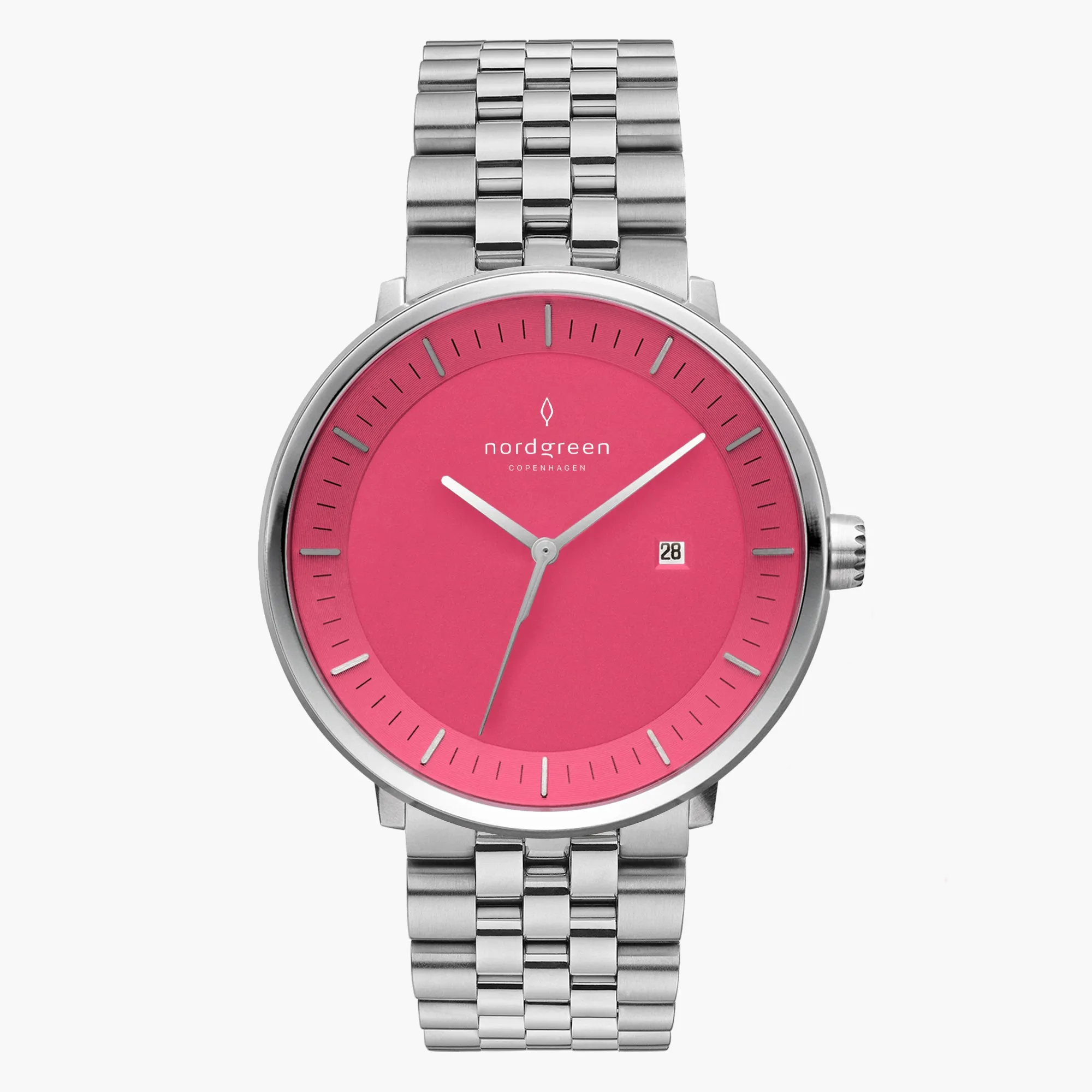 Philosopher | Pink Dial - 5-Link sold by Nordgreen product image thumbnail 3