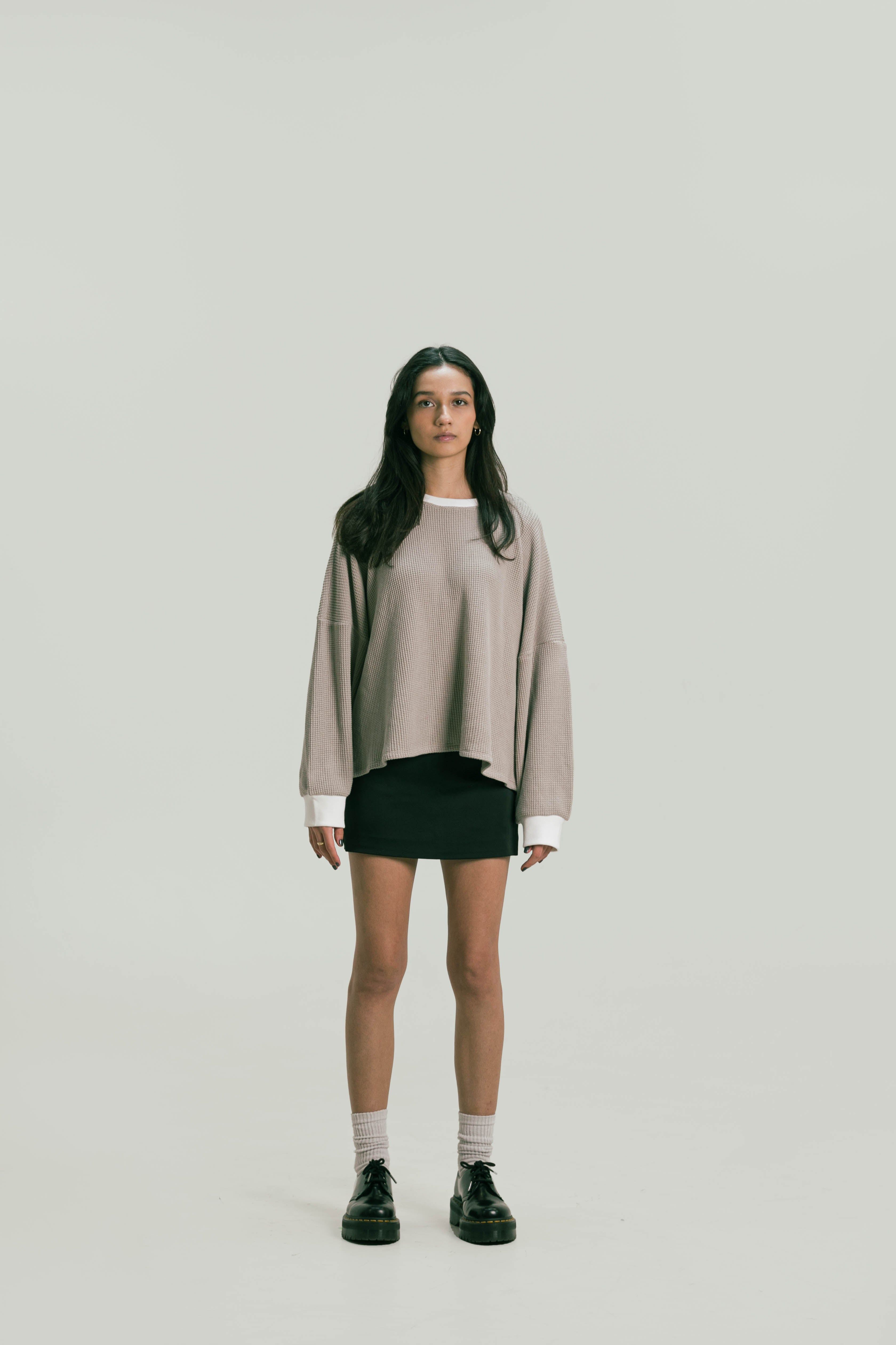 WAFFLE KNIT (tan) sold by Struck Apparel product image thumbnail 4