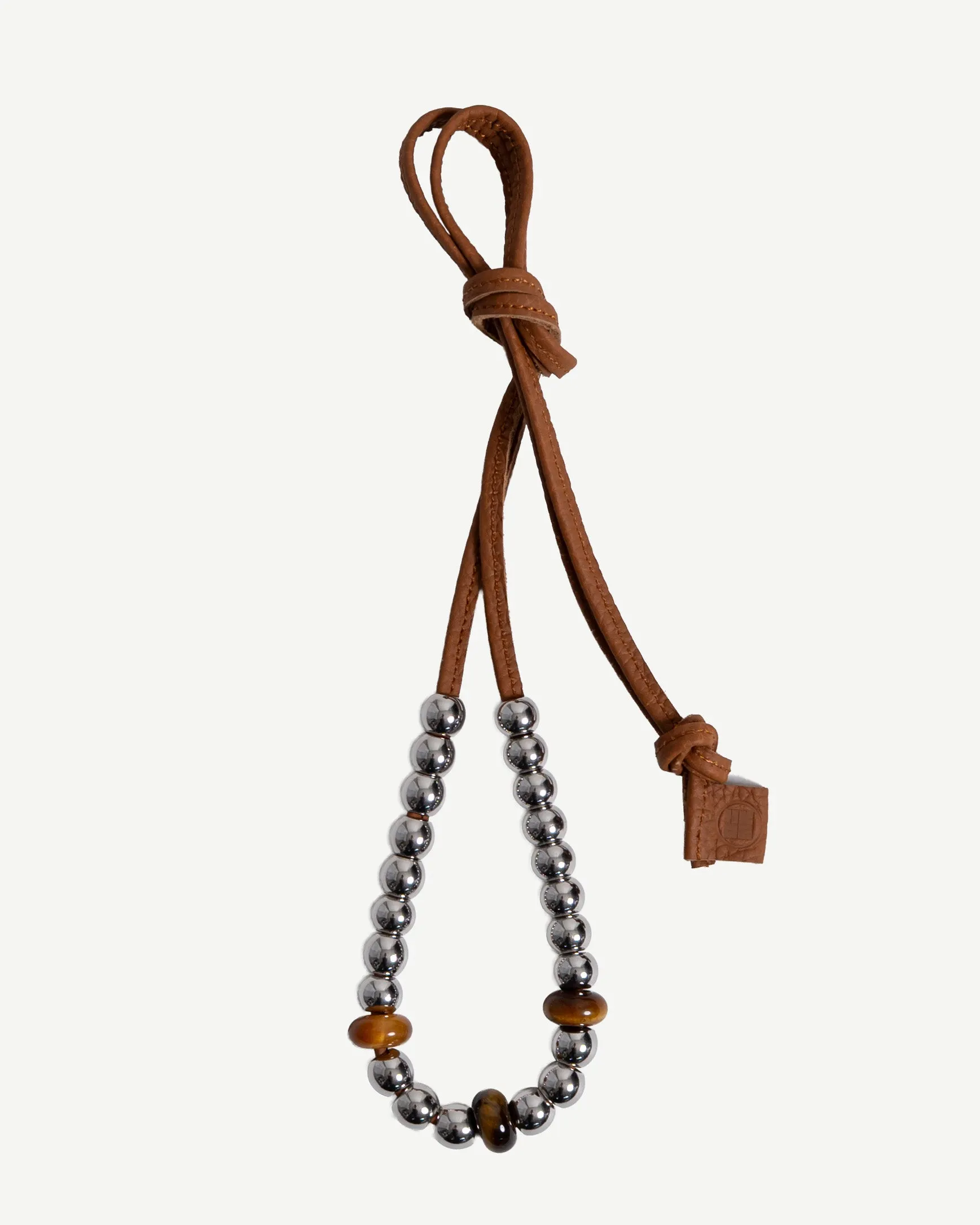 LEATHER CORD BEAD NECKLACE (REINOMONO LEATHER) sold by Yorozu product image thumbnail 3