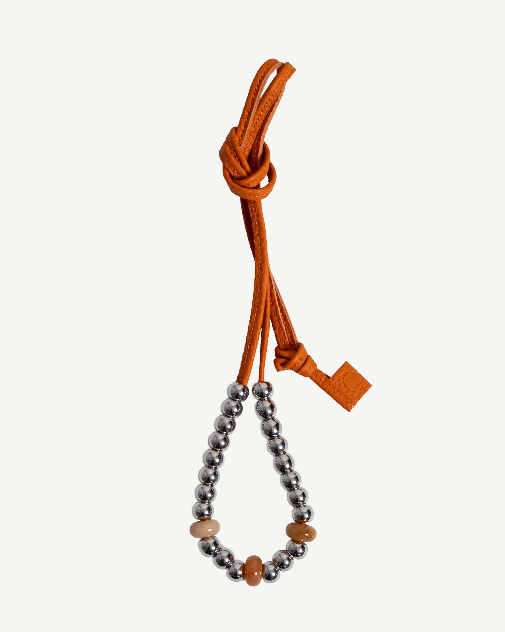 LEATHER CORD BEAD NECKLACE (REINOMONO LEATHER) sold by Yorozu product image thumbnail 5