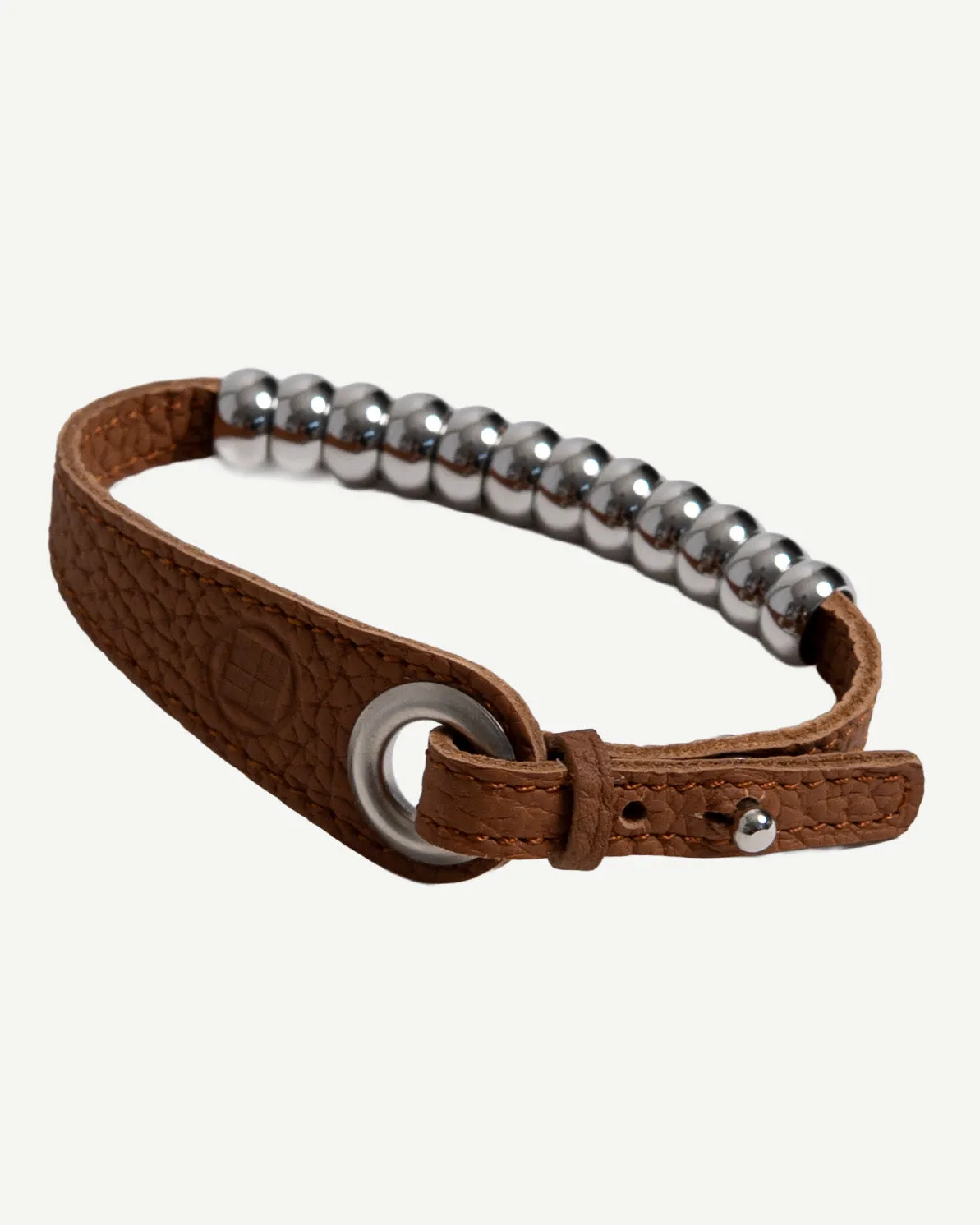 LEATHER CORD BEAD BRACELET (REINOMONO LEATHER) sold by Yorozu product image thumbnail 3