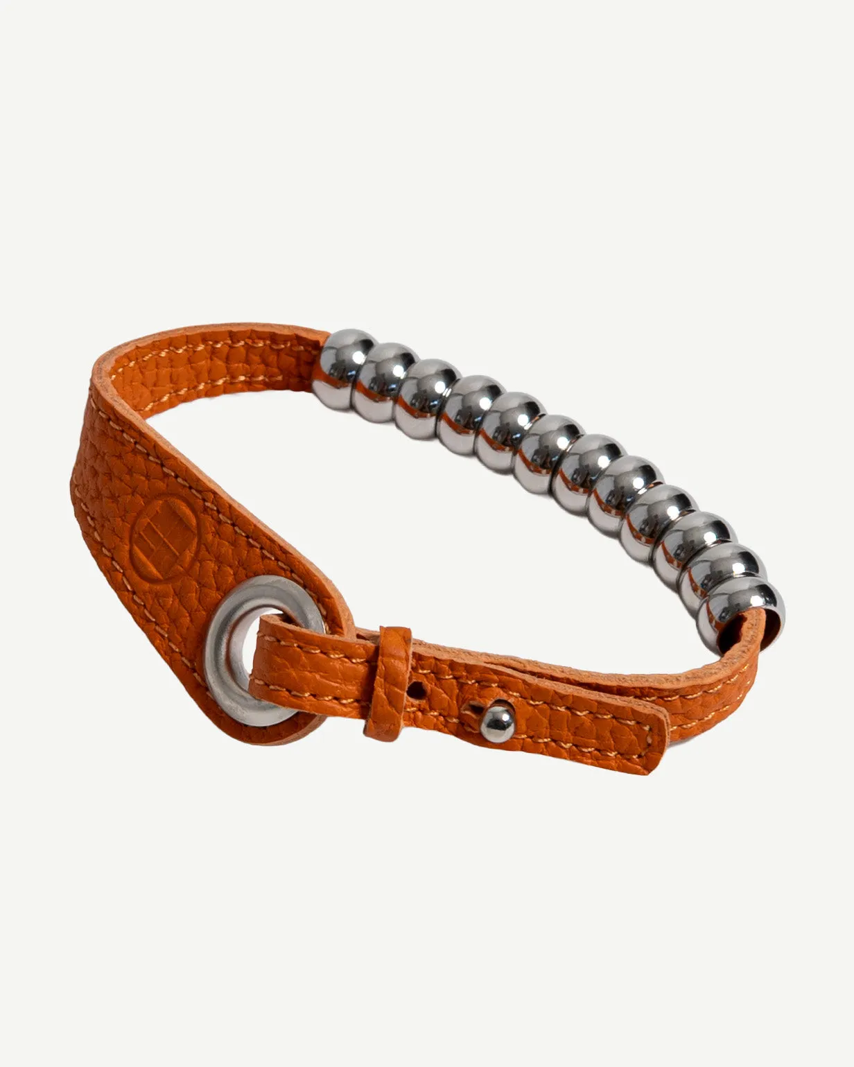 LEATHER CORD BEAD BRACELET (REINOMONO LEATHER) sold by Yorozu product image thumbnail 5