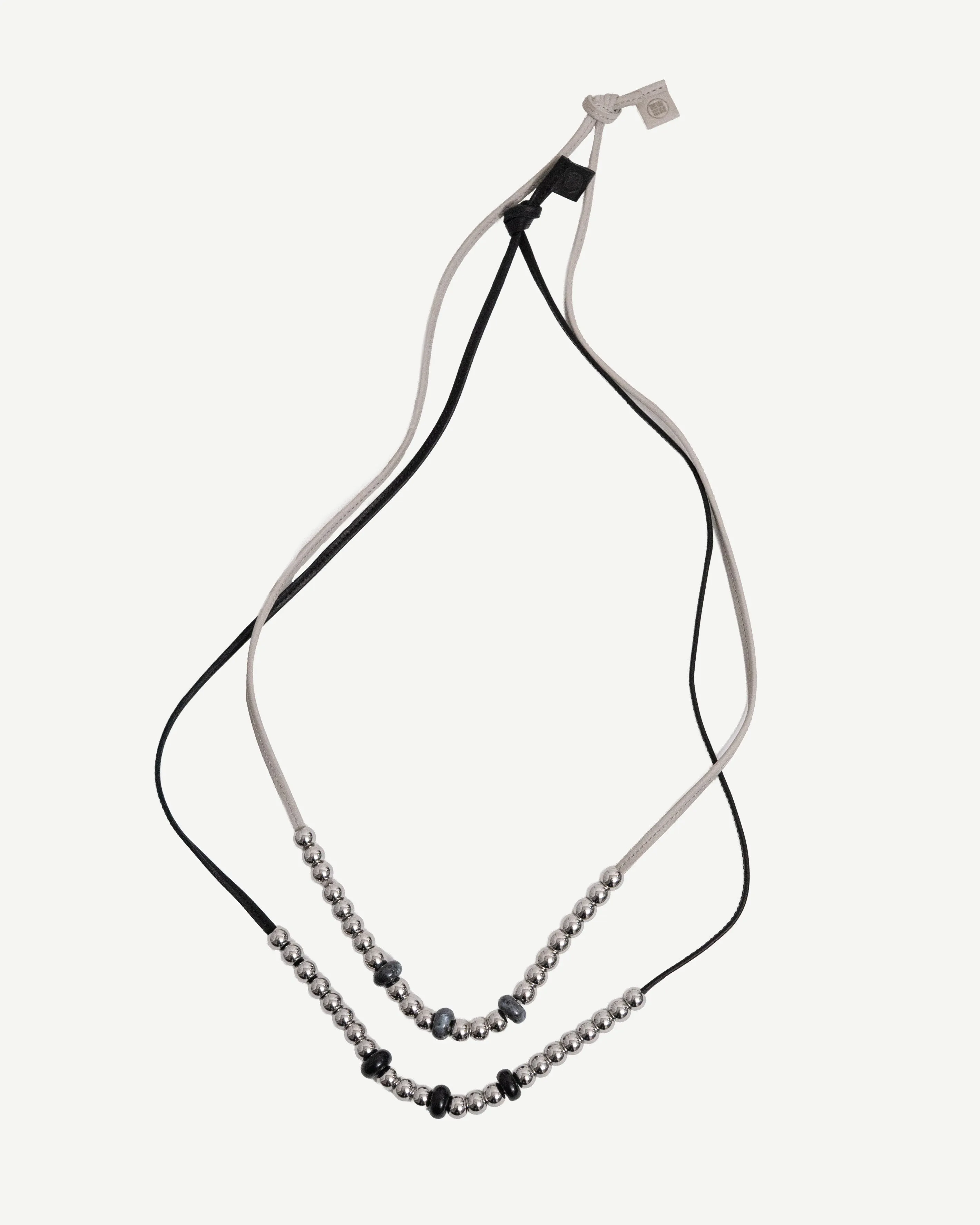LEATHER CORD BEAD NECKLACE sold by Yorozu product image thumbnail 2