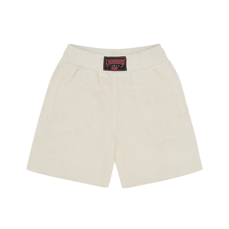 HMP MESH PANEL SHORT [CREAM] sold by Corteiz