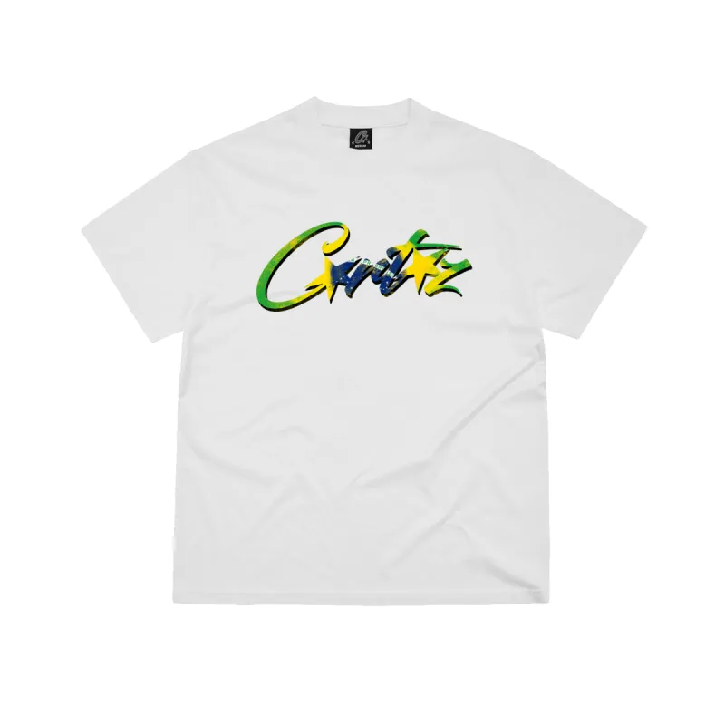 BRASIL TEE [WHITE] *NEW BLANK* sold by Corteiz