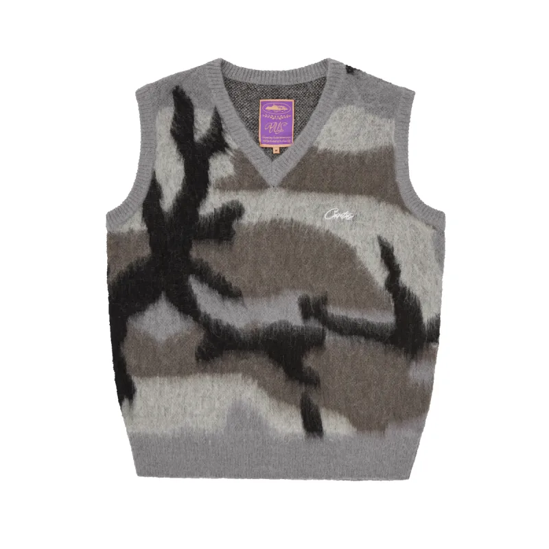 MOHAIR KNIT VEST [MULTI] | Parallel
