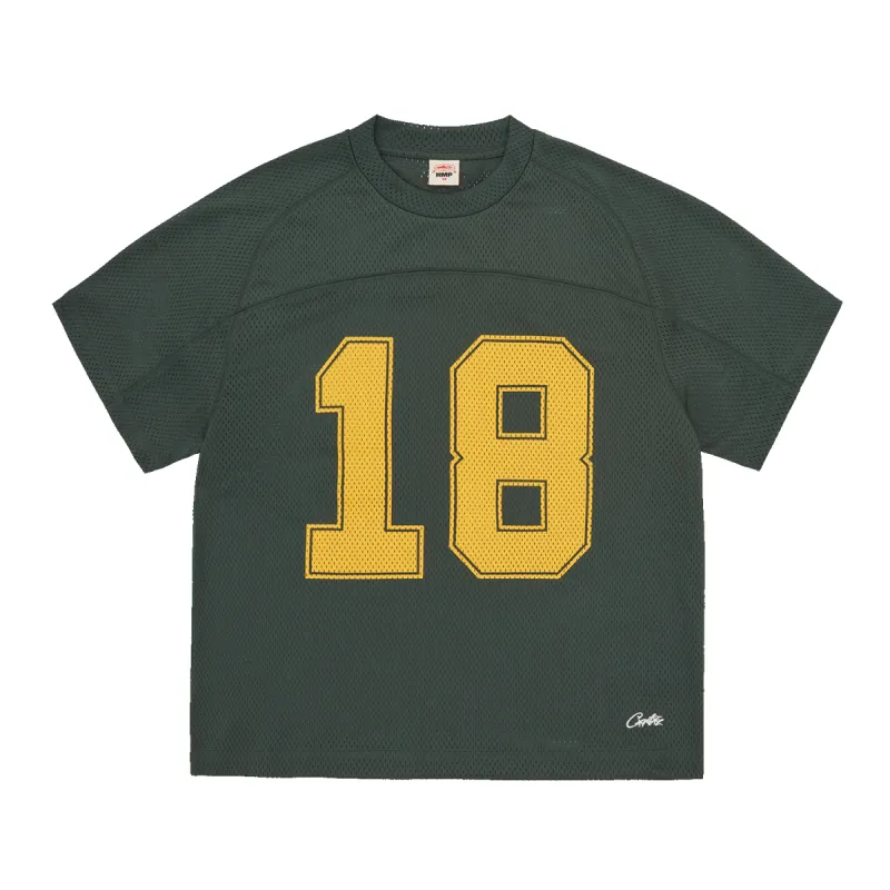 HMP MESH PANEL JERSEY [FOREST GREEN] sold by Corteiz