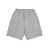 HMP RAW HEM SHORTS [HEATHER GREY] sold by Corteiz