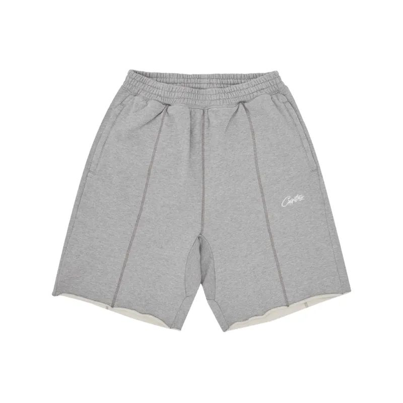 HMP RAW HEM SHORTS [HEATHER GREY] made by Corteiz