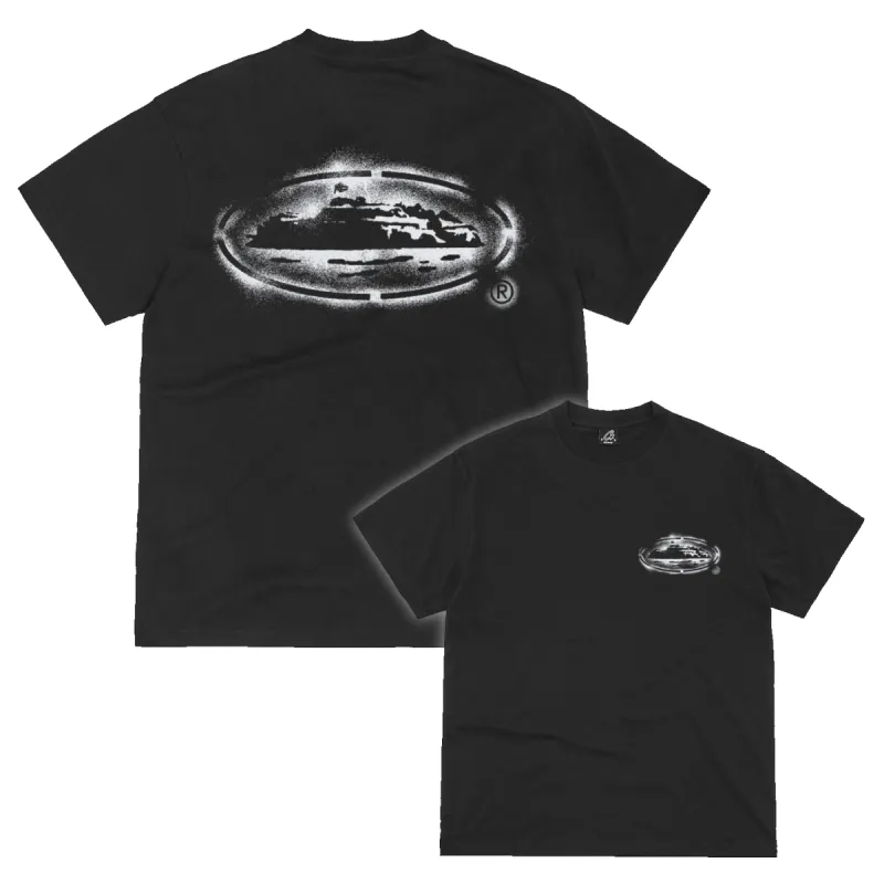 ISLAND® STENCIL TEE  [BLACK] *NEW BLANK* sold by Corteiz