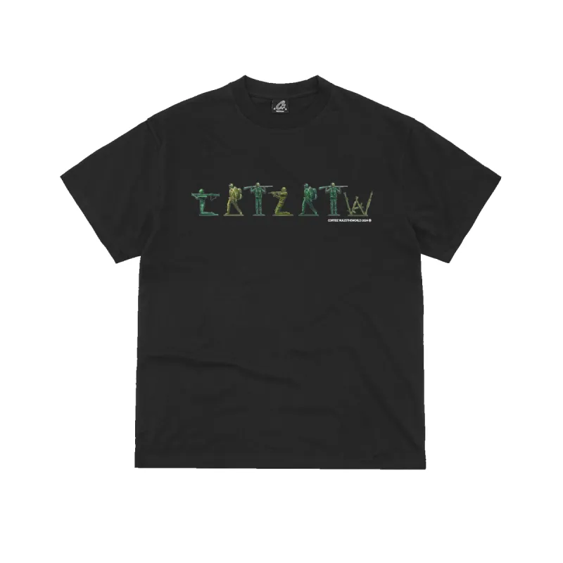 ARMY ALPHABET TEE [BLACK] *NEW BLANK* sold by Corteiz