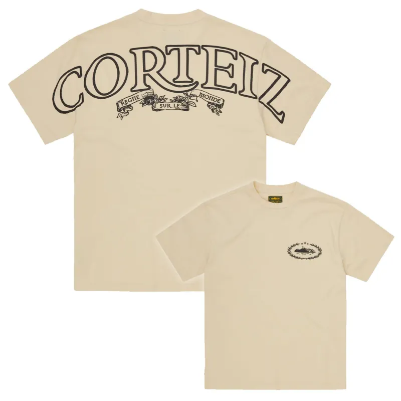 ROYALE HEAVYWEIGHT TEE [CREAM] sold by Corteiz