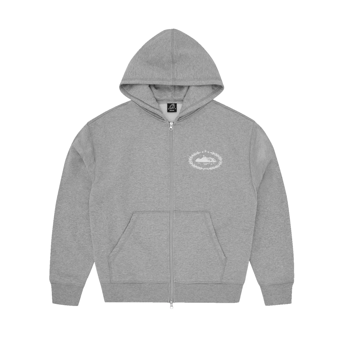 SUPERIOR ROYALE ZIP HOODIE [HEATHER GREY] | Parallel