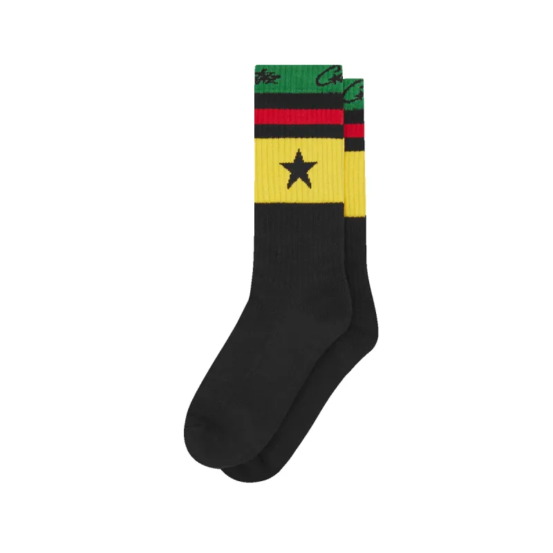 ALLSTARZ SOCKS [BLACK & RED] | Parallel