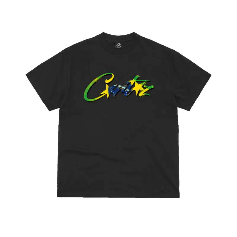 BRASIL TEE [BLACK] *NEW BLANK* sold by Corteiz