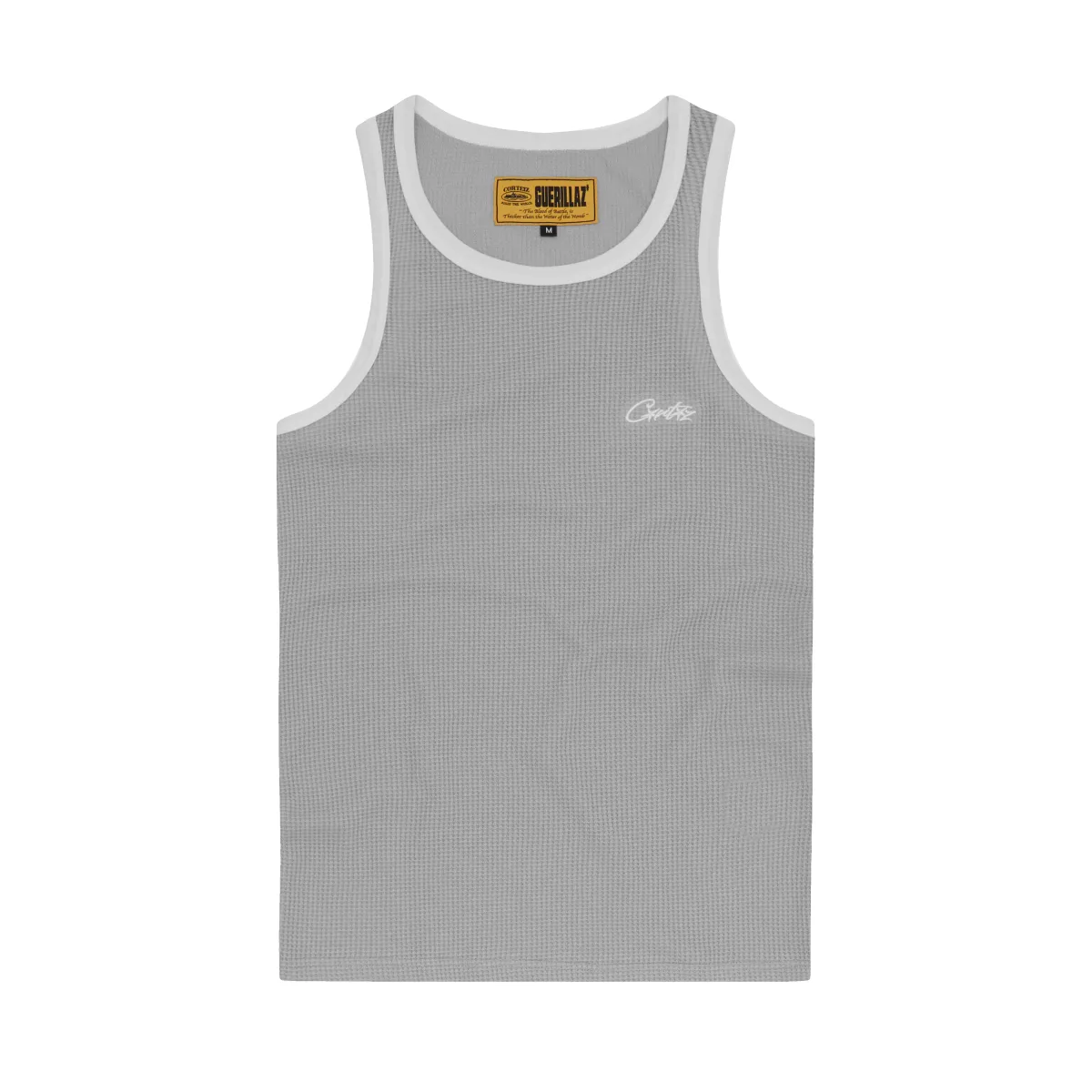 Corteiz tanktop white black