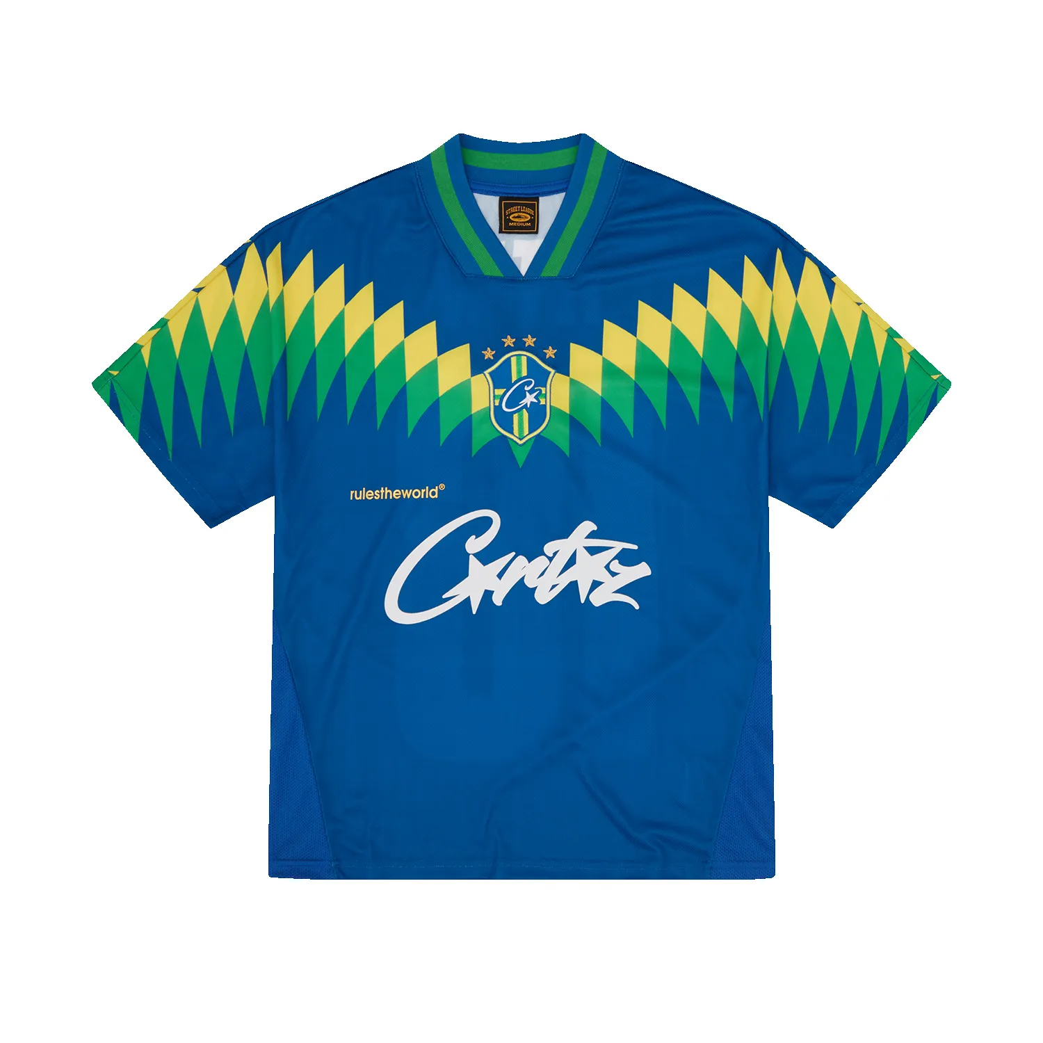 シャツ Corteiz Alcatraz Football Jersey - Blue Corteiz Alcatraz Football Jersey Navy – Side Kicks