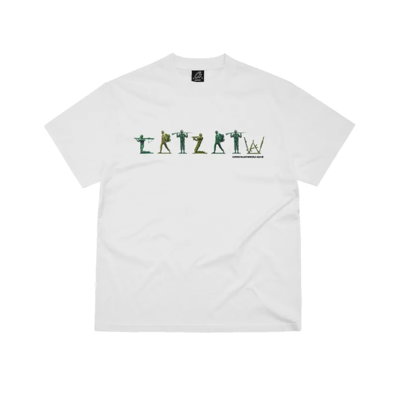 ARMY ALPHABET TEE [WHITE] *NEW BLANK* sold by Corteiz