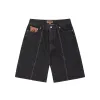 C-STAR DENIM SHORTS [BLACK] sold by Corteiz