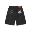 C-STAR DENIM SHORTS [BLACK] sold by Corteiz