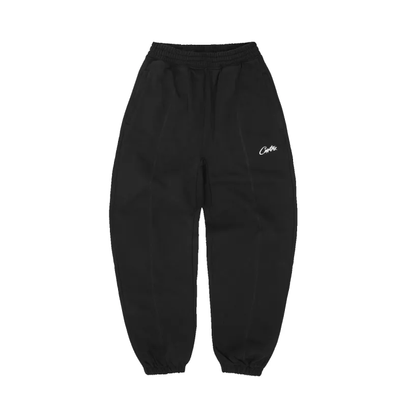Corteiz ISLAND PUFF PRINT OPEN HEM PANT [WASHED BLACK